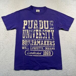 Vintage Y2K TCX Apparel Purdue University Tee Boilermakers Purple Small‎ Unisex